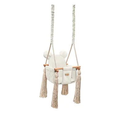 Leagan Pentru Copii Si Bebelusi, Catifea Velvet, Perna Detasabila Ursulet Teddy Ecri Pjb2070857