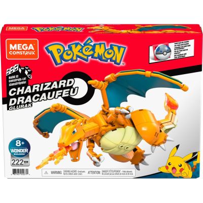 POKEMON MEGA CONSTRUX CHARIZARD DRACAUFEU GLURAK VIVMTGWY77