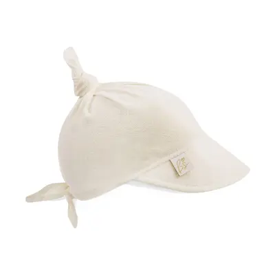 Sepcuta De Soare 6 Luni - 6 Ani Reglabila Din In Si Vascoza Cu Cozoroc Pentru Protectie, Natural Pjb489887