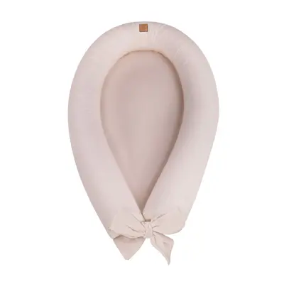 Suport De Dormit Babynest 2in1 Bara Protectie Patut Premium In Sepia Rose By Babysteps, 95x53 Cm Pjb489641