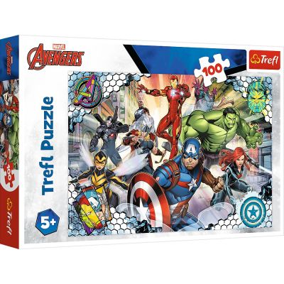 PUZZLE TREFL 100 AVENGERS RAZBUNATORII FAIMOSI VIV16454