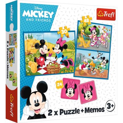 PUZZLE TREFL 2IN1 MEMO DISNEY EROII DISNEY VIV93344