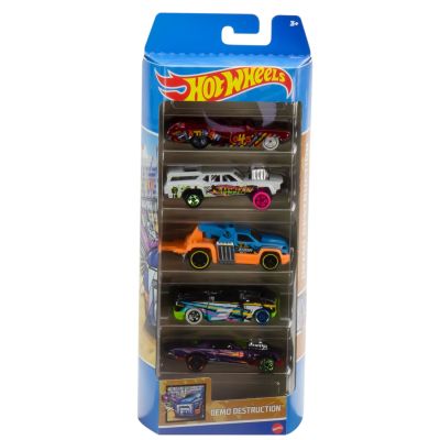 SET 5 MASINI HOT WHEELS DEMO DESTRUCTION VIVMT1806_HLY71