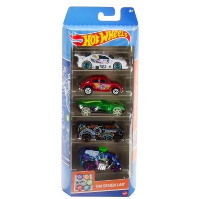 SET 5 MASINI HOT WHEELS DESIGN LAB VIVMT1806_HLY72