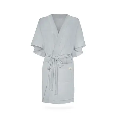 Halat   Kimono Pentru Gravide Si Mamici, Vascoza Si In, Marime Universala, Gri Puf Pjb487944