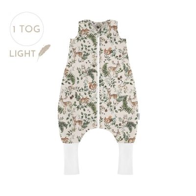 Sac De Dormit Cu Picioare, Bumbac 1 Tog, Animals Garden, S, 1-3 Ani Pjb602456