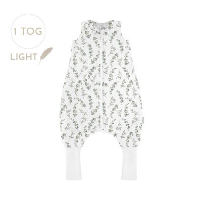 Sac De Dormit Cu Picioare, Bumbac 1 Tog, Eucalipt, S, 1-3 Ani Pjb602791
