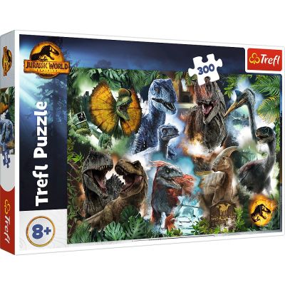 PUZZLE TREFL 300 JURRASIC WORLD DINOZAURII FAVORITI VIV23013