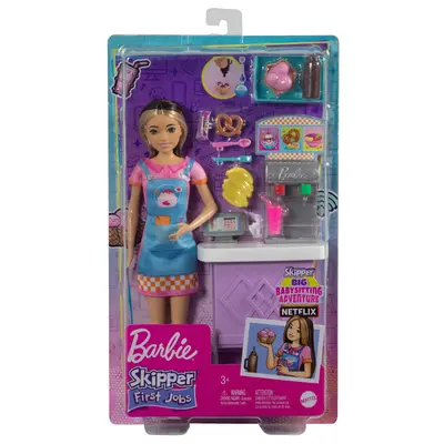 BARBIE PAPUSA SKIPPER FIRST JOBS SNACK BAR VIVMTHKD79