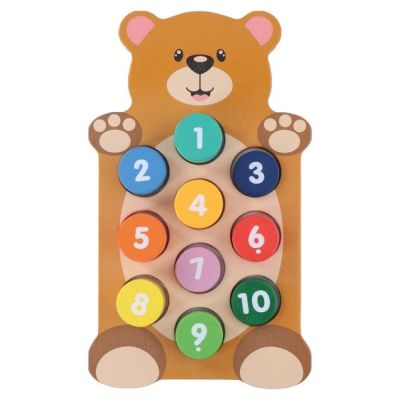 Joc educativ din lemn cu numere Marionette 11 piese ERFED67975