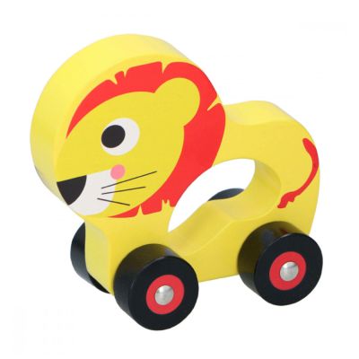 Jucarie din lemn cu roti Marionette Leu ERFED67913-LEU