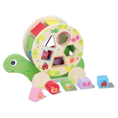 Sortator din lemn Marionette Testoasa 7 piese ERFED67920