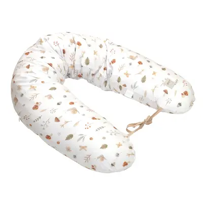 Perna Pentru Gravide Si Alaptare, Husa Detasabila Din Bumbac 100% Si Umplutura Antialergica Babysoft  , Comori Din Natura, Amy Pjb84273