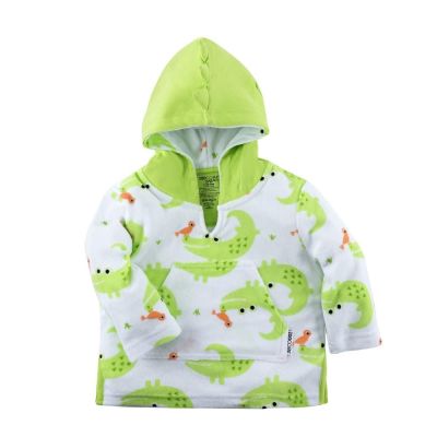 Poncho Baie UPF50 +, Zoocchini, 0-12 Luni, Alligator KRTZOO1005