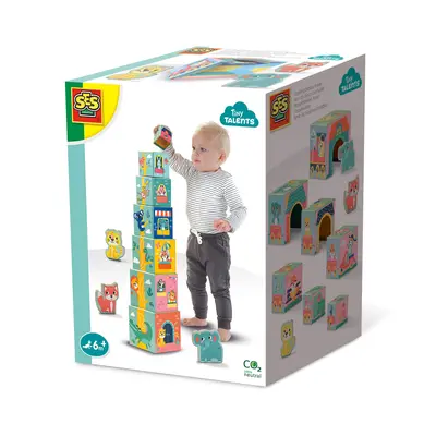 Jucarie de stivuit - Turn cu figuri de animale TSG13142