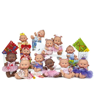 Papusa Artizanala cu miros de vanilie - Colectia Pepotin Original (21 cm) TSG494