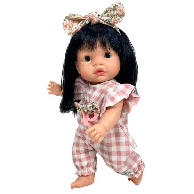 Papusa Artizanala cu miros de vanilie - Joy bruneta (37 cm) TSG1012