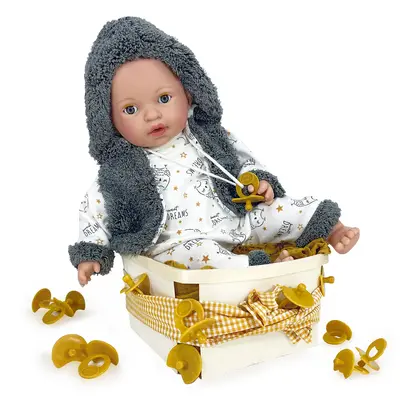 Papusa Artizanala cu miros de vanilie care vorbeste - Alex Dreams (40 cm) TSG1503