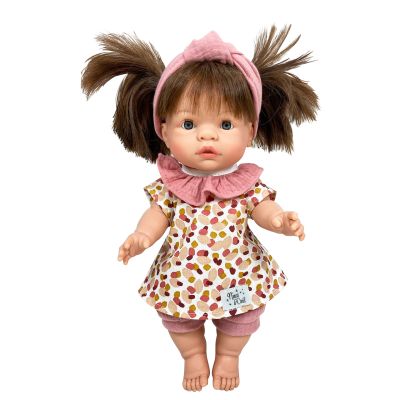 Papusa Artizanala satena Joy (37 cm) cu miros de vanilie TSG1002