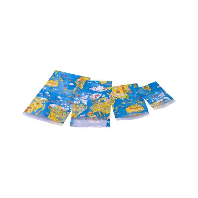 Punga cadou din hartie - Harta Lumii (XL-  27 x 42cm) TSG4115