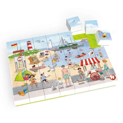 Puzzle La plaja Hubelino (35 piese) TSG410221