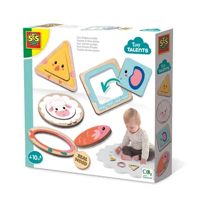 Puzzle din lemn - Doua forme TSG13130