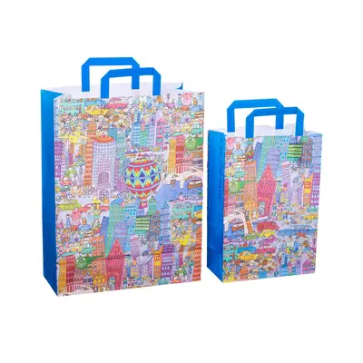 Sacosa cadou din hartie - Oras (S - 22 x 10.5 x 32cm, 70g) TSG2805