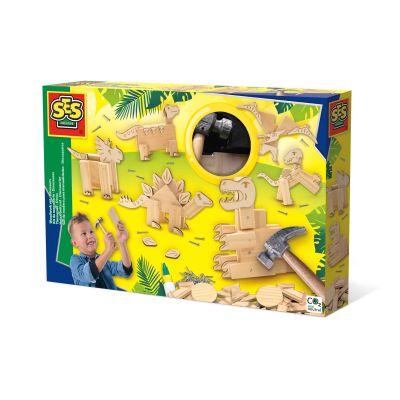 Set creativ - Dinozauri din lemn TSG00942