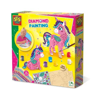 Set creativ - Pictura cu diamante Unicorn 3D TSG14134
