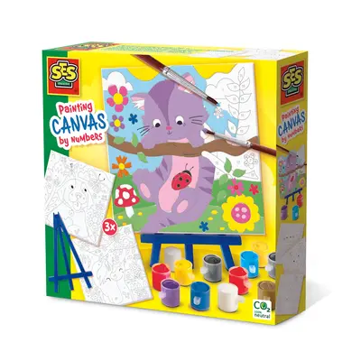 Set creativ - Pictura pe numere Animale de companie (3 panze) TSG14787