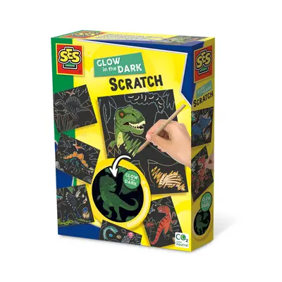 Set creativ - Razuieste Dinozauri Glow-in-the-Dark TSG14285