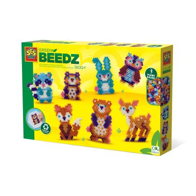 Set creativ Green Beedz – Margele de calcat Animale din padure TSG06407