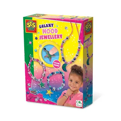 Set creativ copii - Bijuterii cu margele cu tematica galaxie TSG14763