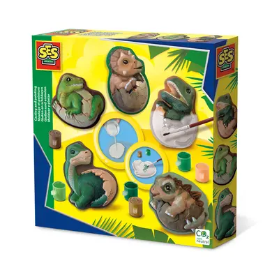 Set creativ mulaj si pictura - Dinozauri pui in oua TSG01411