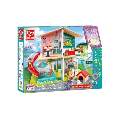 Jucarie - Casuta de papusi cu mobila (8 camere si 9 efecte muzicale) TSGE3411A