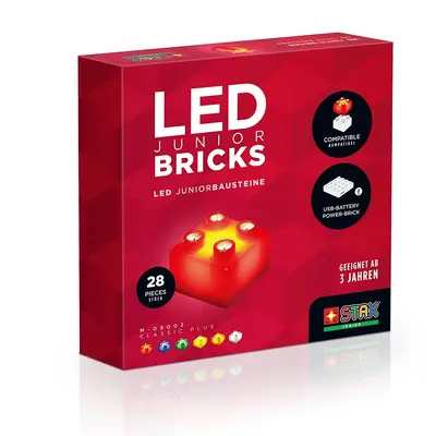 Jucarie - Seturi de constructie cu lumini Stax - Junior (28 piese) TSGM-09002