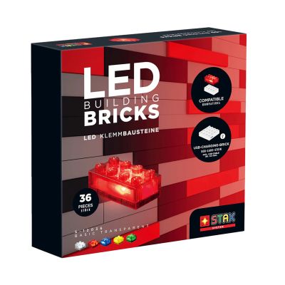 Jucarie - Seturi de constructie cu lumini Stax (36 piese) TSGS-12036