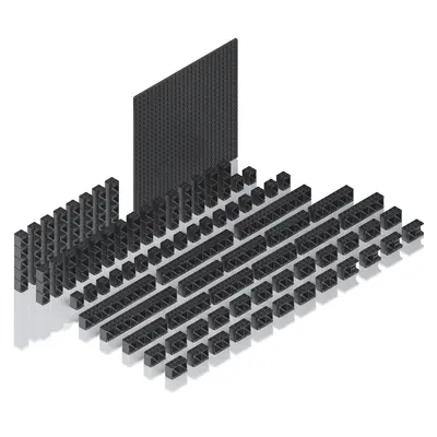 Jucarie Piese de constructie Set M Hubelino (78 piese) TSG440013