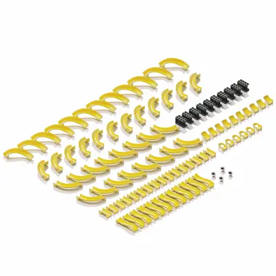 Jucarie Piese de constructie Set M Hubelino (98 piese) TSG440020