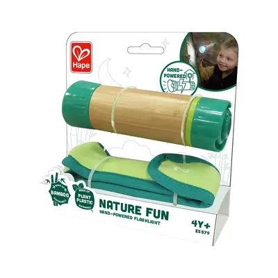 Jucarie din bambus - Lanterna alimentata manual TSGE5579A