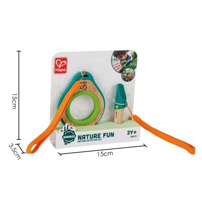 Jucarie din bambus - Lupa si fluier TSGE5570A