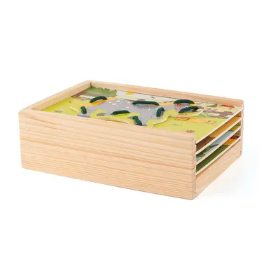 Jucarie din lemn - Animale cu siret TSG90920