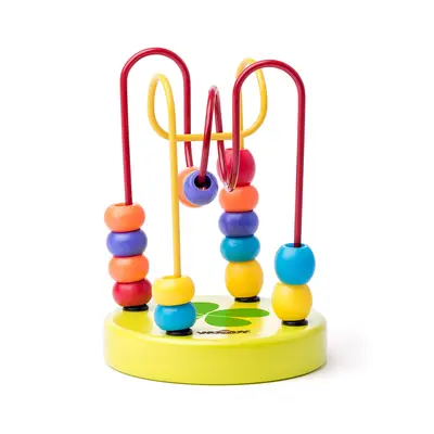 Jucarie din lemn - Mini labirint verde deschis TSG90064