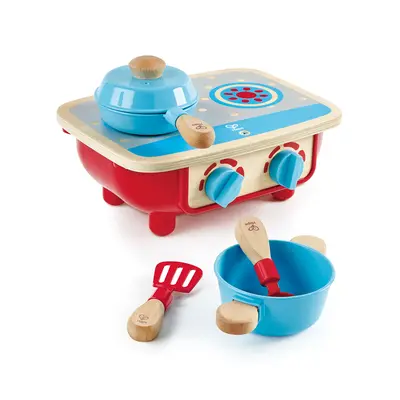 Jucarie din lemn - Plita cu ustensile de bucatarie TSGE3170A