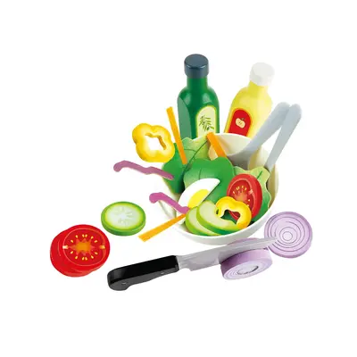 Jucarie din lemn - Set salata (39 piese) TSGE3174B