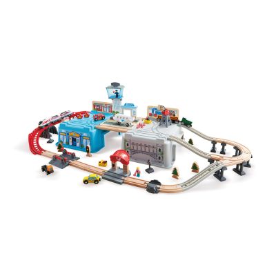 Jucarie din lemn - Set tren metropola TSGE3773A