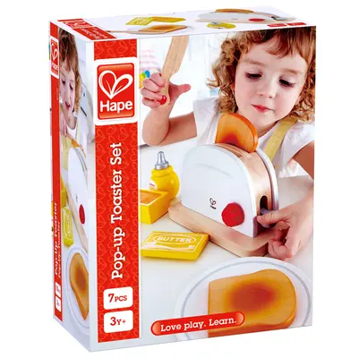 Jucarie din lemn - Toaster si accesorii mic dejun TSGE3148A