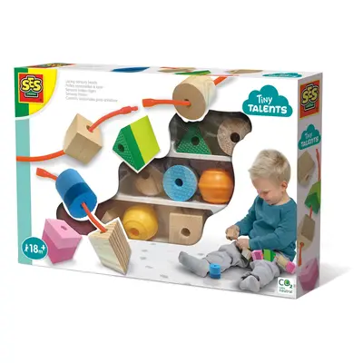 Jucarie senzoriala bebelusi - Siret cu margele TSG13102