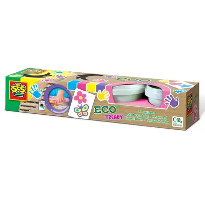 Set acuarele pentru degete 4 culori ECO nuante de fete TSG24927