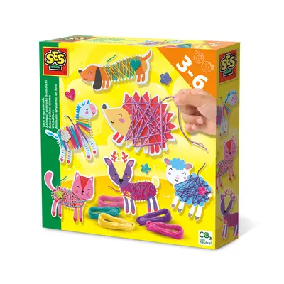 Set creativ - Imbraca animale cu ata TSG14024